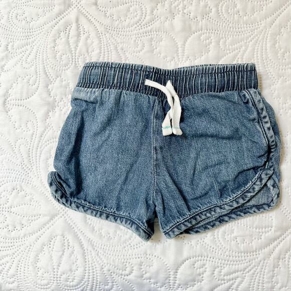 Cat & Jack Denim Pull On Shorts 2T - Picture 2 of 4